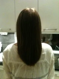 Resultat efter ca 3-4 veckor med ricinolja